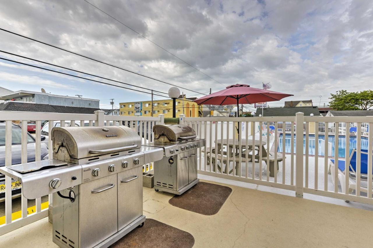 North Wildwood Condo With Pool, Walk To Boardwalk! Exterior photo