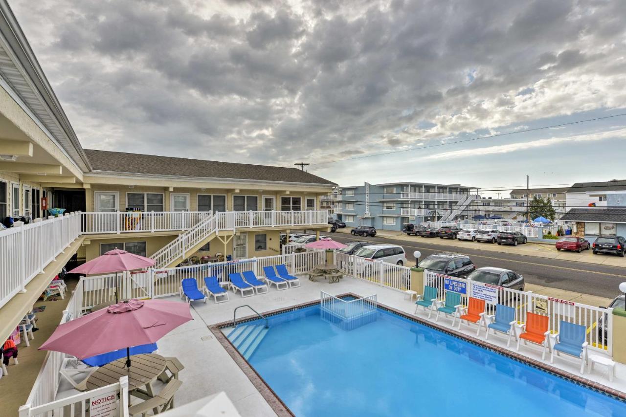 North Wildwood Condo With Pool, Walk To Boardwalk! Exterior photo