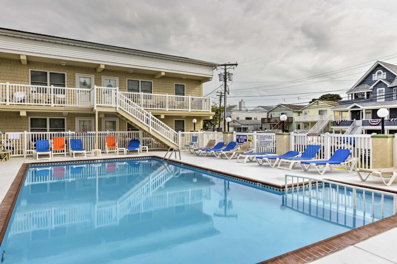 North Wildwood Condo With Pool, Walk To Boardwalk! Exterior photo